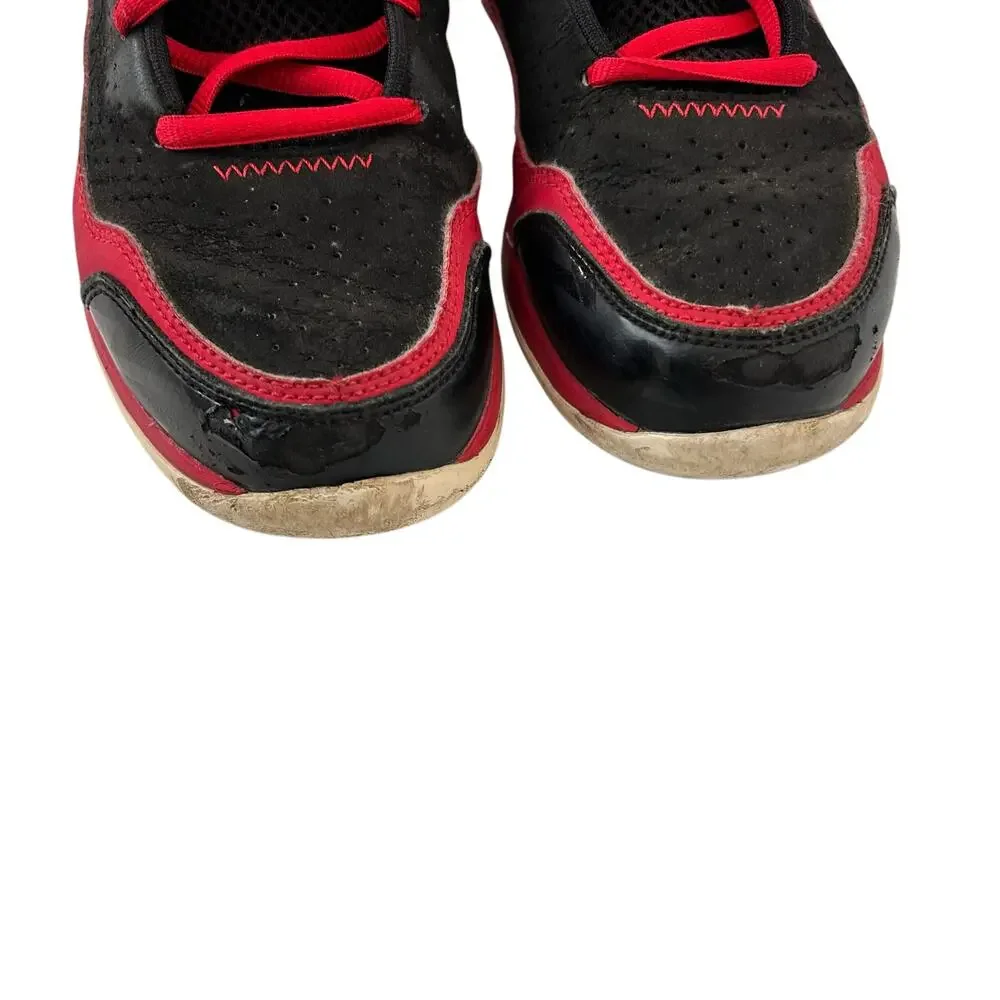 Under Armour Red Black Play Sneakers Sz 3Y